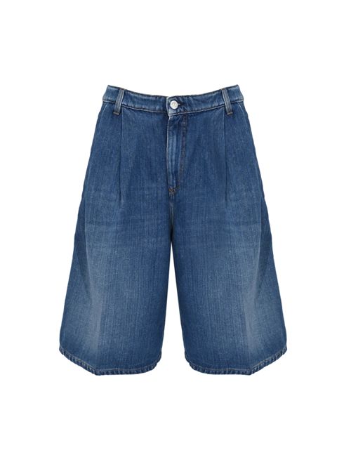 Shorts Perla in denim di misto lino, cotone e viscosa Nine in the morning | 9SS26 PRL12LL3155